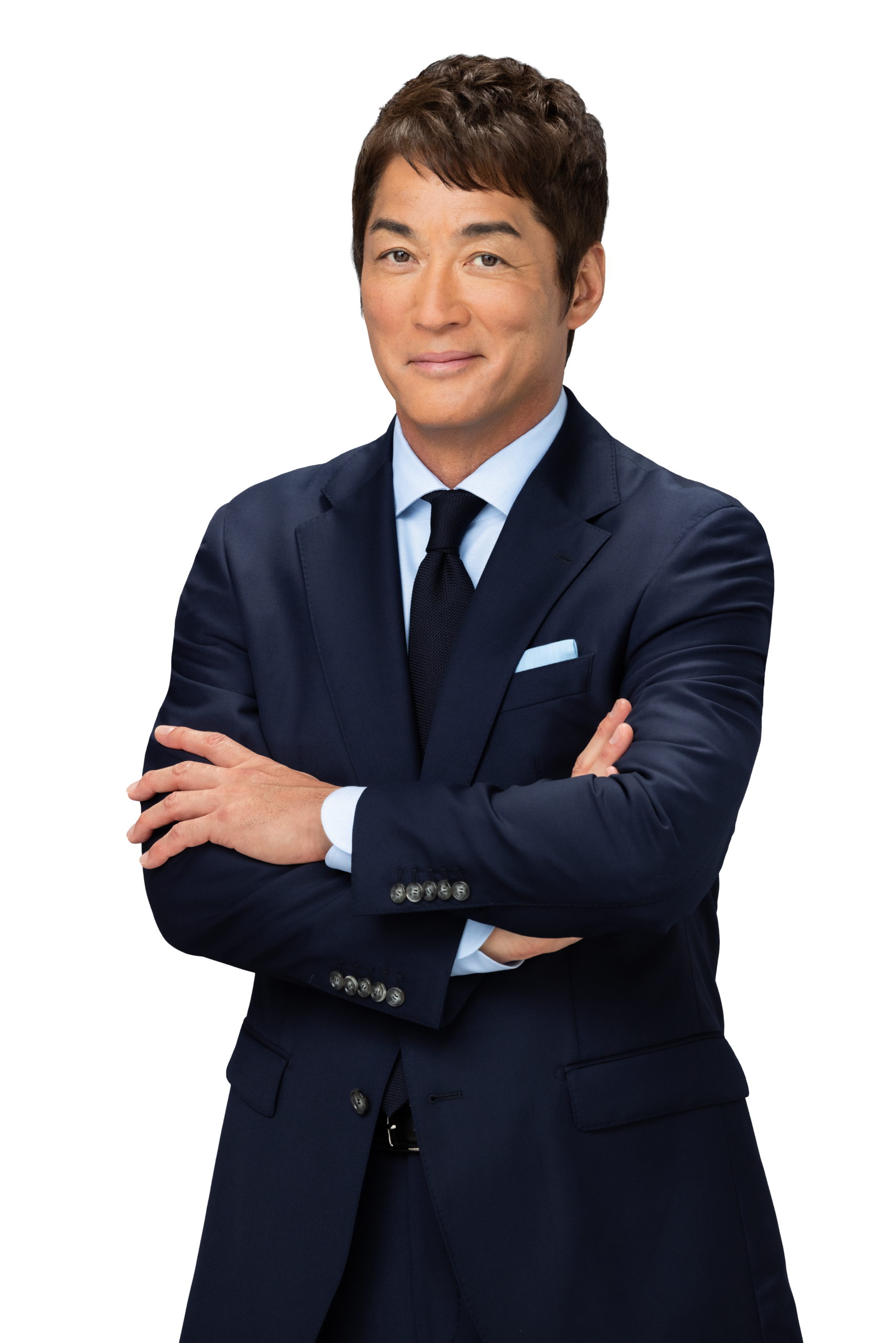 腕を組み正面を向く長嶋一茂